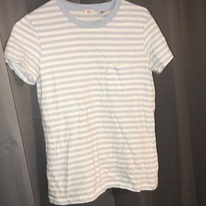 Levi’s Blue and white striped T-Shirt